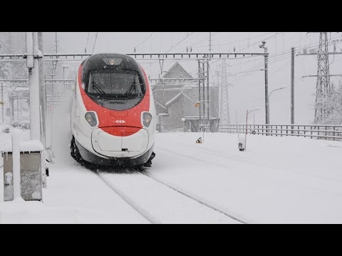 Gotthard Railway in Switzerland