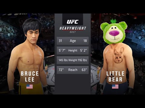 UFC4 | Bruce Lee vs Little Bear (EA Sports UFC 4)