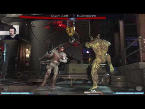 Injustice 2 1st MP gameplay pt35 - Swamp Thing vs. Robin