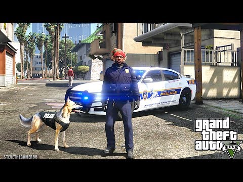 GTA 5 MODS LSPDFR 1021 - K9 CITY PATROL!!! (GTA 5 REAL LIFE PC MOD)