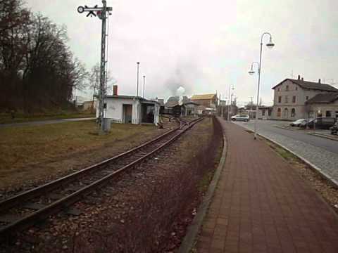 BR 99 1574-5 der Döllnitzbahn (Bahnhof Oschatz)