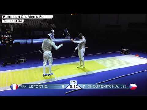 CE FH Düsseldorf 2019 - 1/4 Lefort (FRA) vs Choupenitch (CZE)
