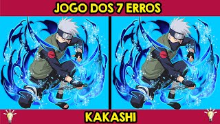 JOGO DOS 7 ERROS KAKASHI HATAKE! ENCONTRE OS SETE ERROS NAS IMAGENS DE NARUTO (PARTE 5)