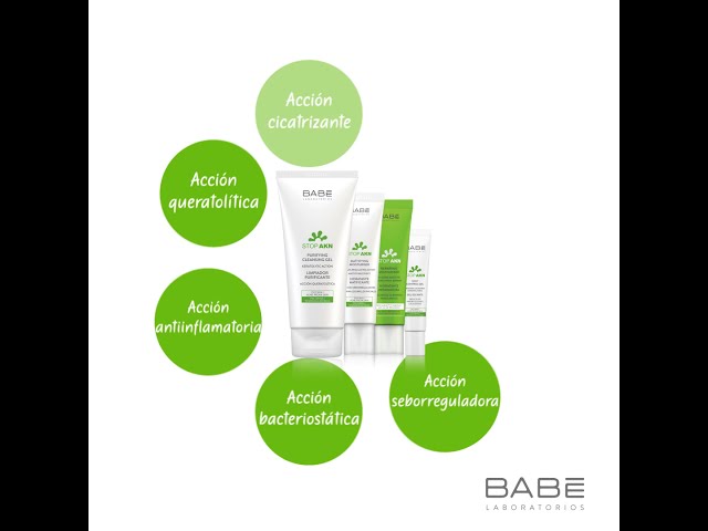 Vídeo relacionado con Laboratorios Babé - Stop AKN Oil Control Pads | Discos Seborreguladores y Purificantes | Tratamiento para Acné | 60 Discos