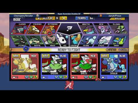 Super Ascension Rivals Doubles Grand Finals - Stroder/Chompers (Red) vs Junuh/Proux.EXE (Blue)