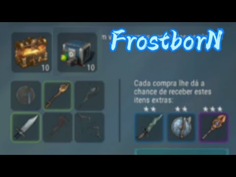 Frostborn - Abrindo 20 baús do torneio 😉