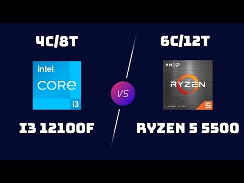 i3-12100F vs Ryzen 5 5500 – CPU Benchmark Showdown