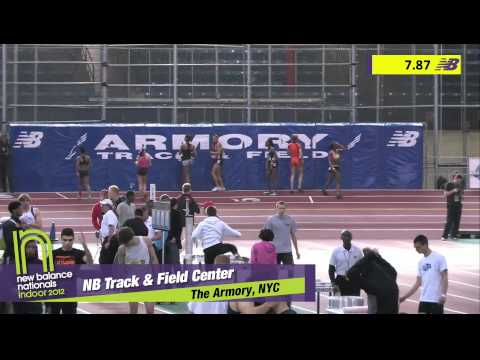 Girls 60m Freshman Heat 1 - New Balance Indoor Nationals 2012