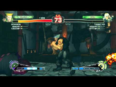 SSF4 : SENAM0N [Guile] vs TIAMAT HD [Rufus] - Endless Battle