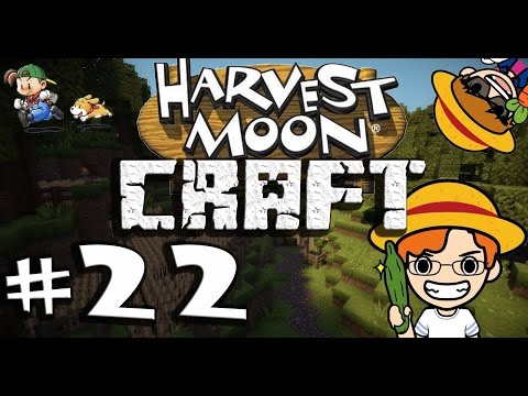 Minecraft: Harvest Moon Craft w/ Haaris (Modded Survival) - Episode 22 "Fountain Construction"