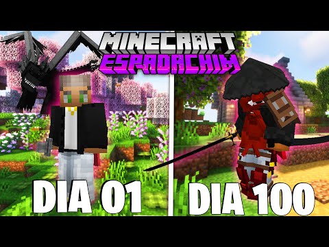 SOBREVIVI 100 DIAS COMO MEGA ESPADACHIM NO MINECRAFT- O FILME