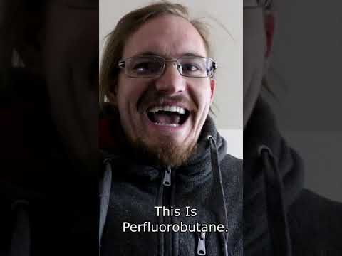 Guy Breathes In Perfluorobutane, A Voice Gas Even Deeper Than Sulfur Hexafluoride, And It's Terrifying