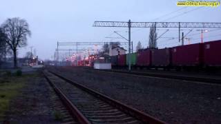 preview picture of video '[ PKP Cargo ]  EU07-138 z kontenerami @ Nowy Tomyśl 2013r.'