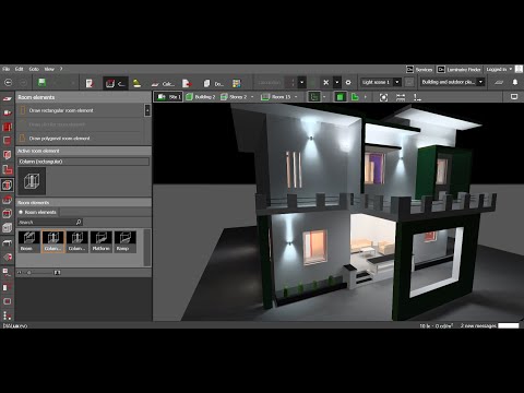 DIALux Tutorial Part 7 - How to Build Car Porch and Design