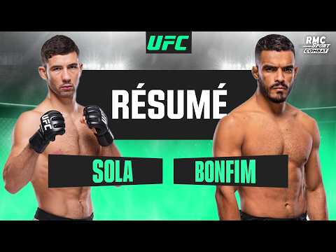 Résumé : Axel SOLA va-t-il rebondir face à BONFIM après sa première défaite ? (UFC Abu Dhabi)
