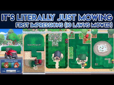 It's Literally Just Mowing First Impressions [10 Lawns Mowed] - YouTube