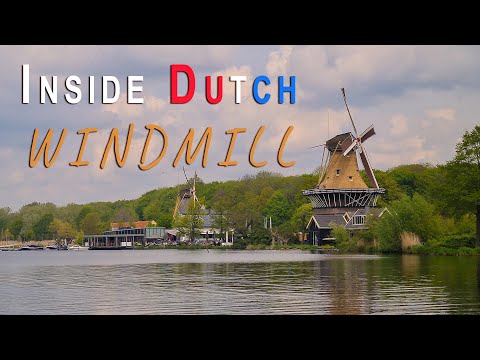 Inside Dutch Windmill | 8K video #windmill