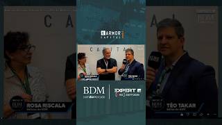 Alfredo Menezes, CEO da Armor Capital na Expert XP com Rosa Risqueta e Téo Takar da BDM