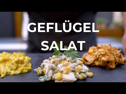 Geflügelsalat selber machen - Komplettanleitung (inkl. 3 Variationen)