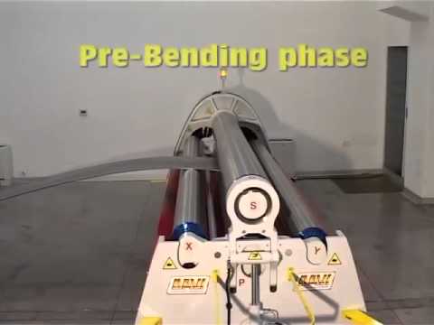 Davi Plate Roll - 4 Roll Plate Bending Machine Demo