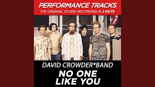 No One Like You (Performance Track In Key Of A)