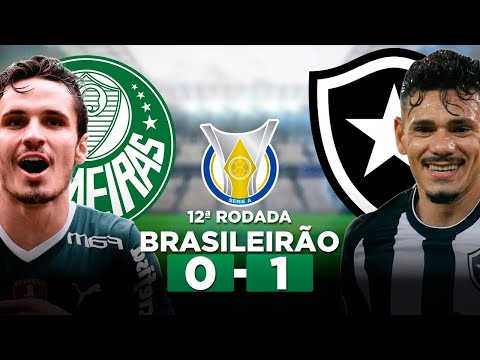 PALMEIRAS 0 x 1 BOTAFOGO Brasileirão Série A 2023 12ª Rodada | Narração