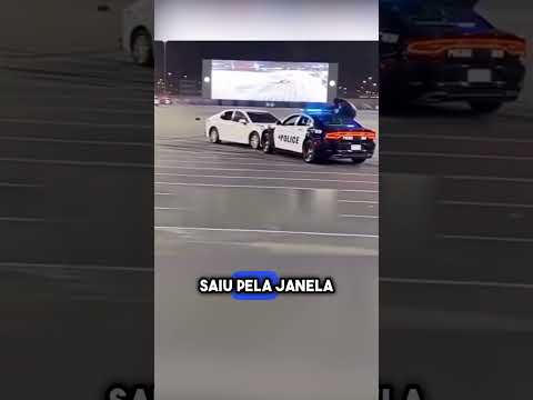 🚨 Perseguição ÉPICA! Policial faz drift e pula no carro do fugitivo 😱🔥 #shorts