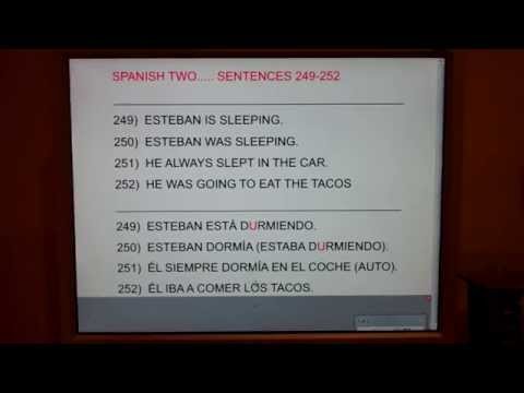 2 sents.  249-252:  Esteban is sleeping...