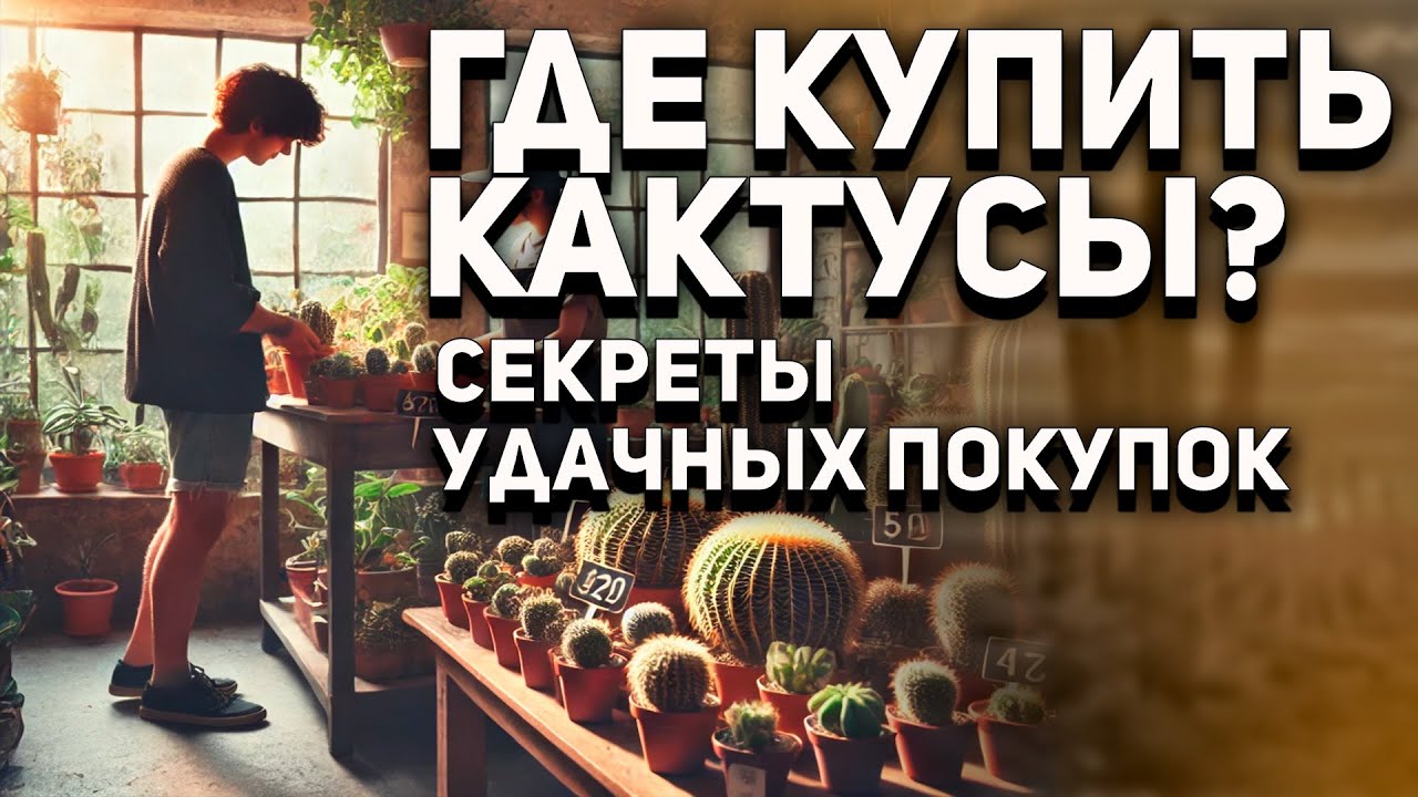 Где купить кактусы: Секреты удачных покупок