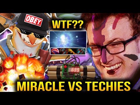Miracle Anti Mage vs Techies + IO CARRY WTF IS THIS SHIET!