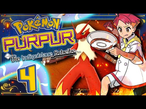 POKÉMON PURPUR 🟣 DIE INDIGOBLAUE SCHEIBE #4: Kampf gegen Blaubeer Top 4 Matt