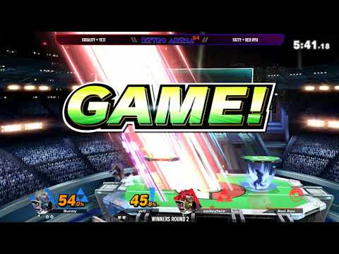 Retro Arena 64 Ultimate Doubles WINNERS ROUND 2 -  Fatality +  yeti vs  Fatty +  Red Ryu