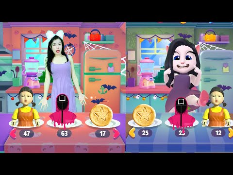 Imitate Angela Version Squid Game | My Talking Angela 2 In The Real life