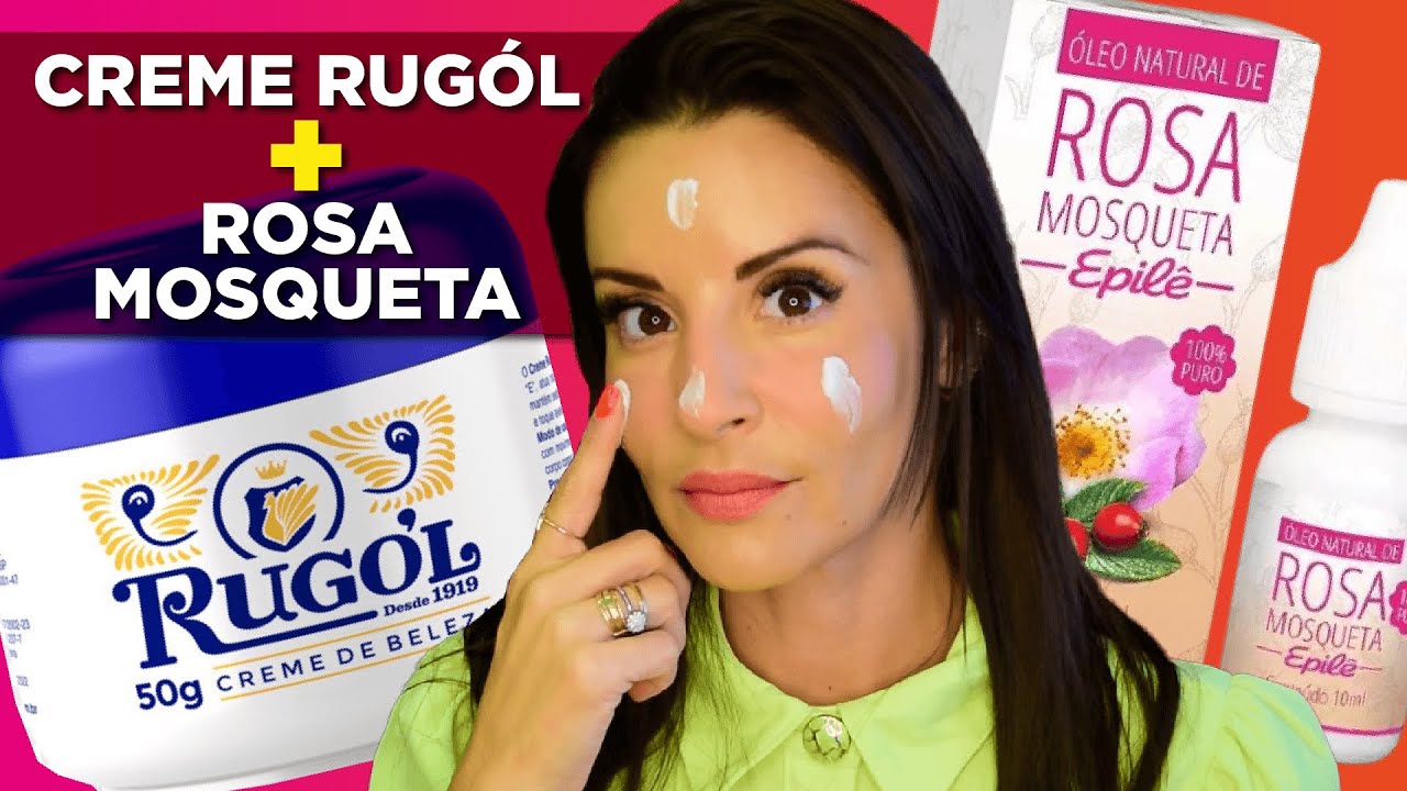 CREME RUGÓL e ÓLEO DE ROSA MOSQUETA
