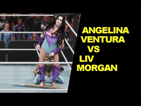 WWE 2K19 Angelina Ventura vs Liv Morgan - Extreme Rules