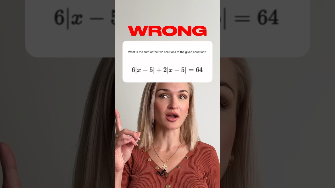 57% of SAT takers got this MATH question wrong — don’t be one of them, watch my trick #dsat #maths