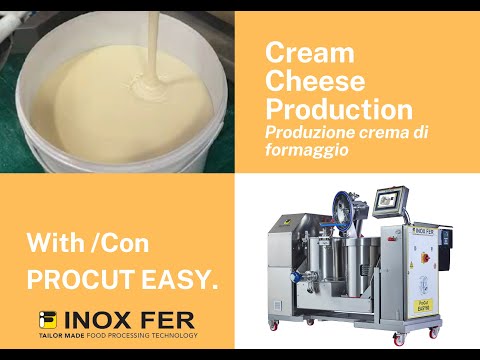 Cheese Cream with the Pro Cut Easy Industrial Cooker