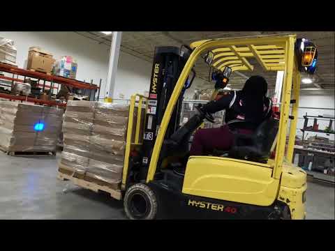 Woman’s First Time On Forklift (Training by Forklift Joe)