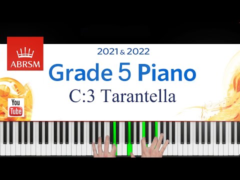 ABRSM 2021-2022 Grade 5, C:3. Tarantella ~ Sergey Prokofiev. Piano exam piece