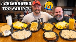 I Celebrated Too Early?? Dawn's Big Ben Breakfast Challenge in Colon, Michigan!!