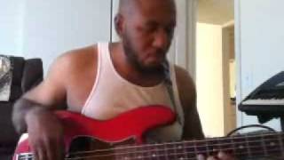 D&#39;Angelo &quot;Alright&quot; bass line cover