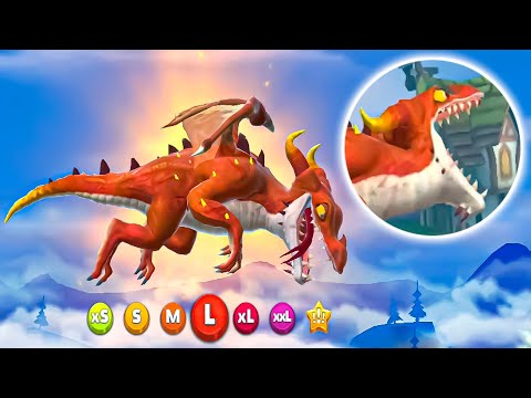 BLAZE DRAGON 🐉 FULL BOOST | New Skin Mod All Dragons Unlocked | Hungry Dragon