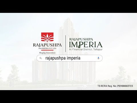 Rajapushpa Imperia - Premium Lifestyle 2 & 3 BHK Apartments at Financial District, Tellapur