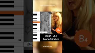 KAROL G &amp; Marta Sánchez - Vivo Por Ella (Vocal Showcase)