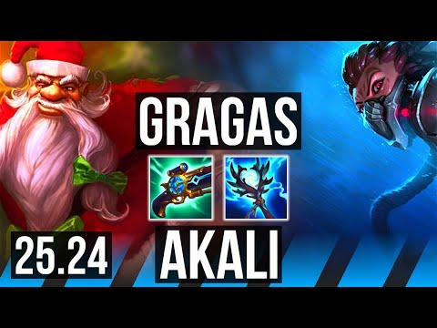 GRAGAS vs AKALI (MID) | KR Master | 25.24