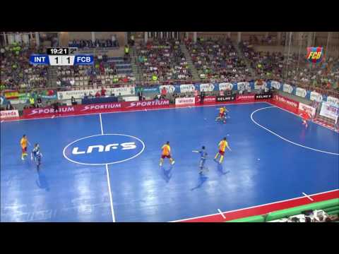 [HIGHLIGHTS] FUTSAL (LNFS): Movistar Inter-FC Barcelona Lassa (6-2)