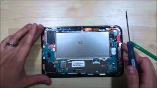 Samsung Galaxy Tab 2 7 Screen LCD Battery Replacement disassembly
