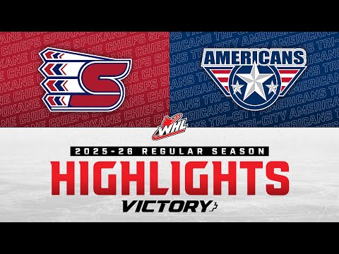 Spokane Chiefs at Tri-City Americans 12/31 | WHL Highlights 2025-26