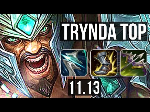 TRYNDAMERE vs AKALI (TOP) | 3.2M mastery, 1400+ games, 9/2/6, Legendary | NA Diamond | v11.13