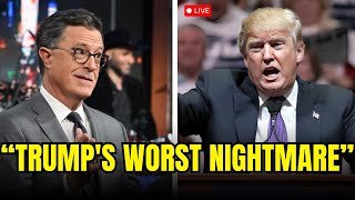 Colbert Played the Clip TWICE… Trump’s Reaction Is the Real Story